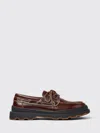 Camper Brutus Leather Lace-up Loafers In Multi