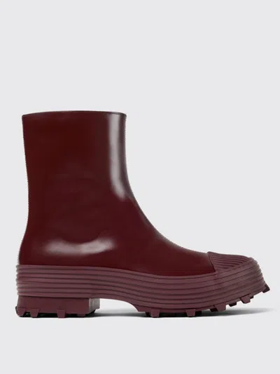 Camper Shoes  Men Color Burgundy In Burgunderrot