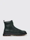 Camper Brutus Lace-up Leather Boots In Green
