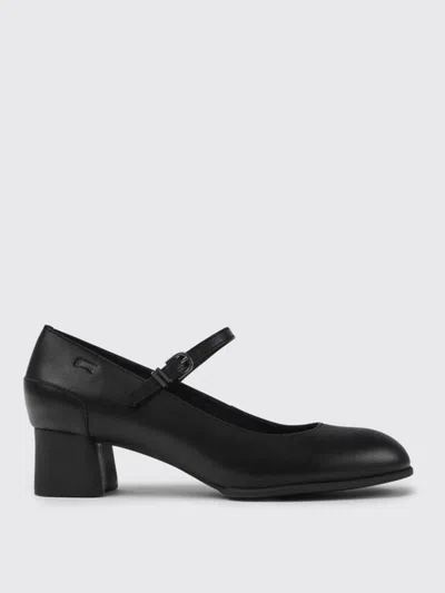 Camper Mary Jane Katie  In Pelle In Nero