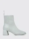 Camper Leather Zip-fastening Block-heel Boots In Gray