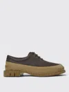 Camper Pix Contrasting-sole Lace-up Shoes In Bunt