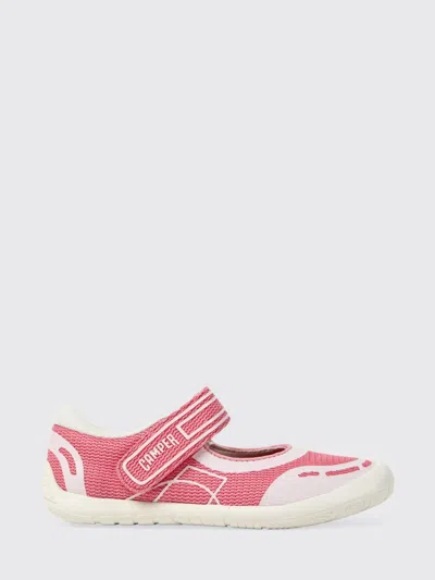 Camper Kids' シューズ  ボーイ カラー ピンク In Pink