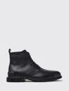 Camper Pix Leather Boots In Black