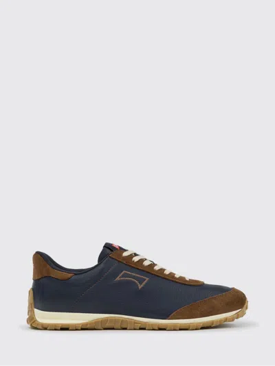 Camper Shoes Men Color Blue In Animal Print