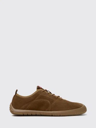 CAMPER CAMPER PEU PATH+ SUEDE LEATHER LOW TOP TRAINERS WITH RUBBER SOLE,I63869032