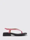 Camper Dana Leather Sandals In Pink