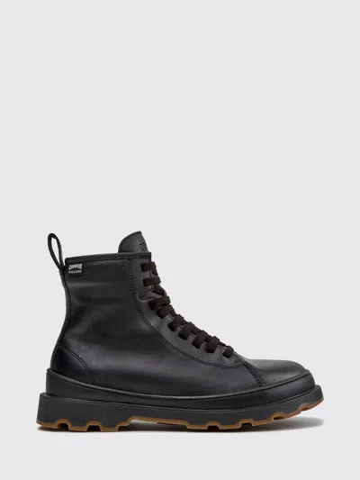 Camper Brutus Lace-up Ankle Boots In Black