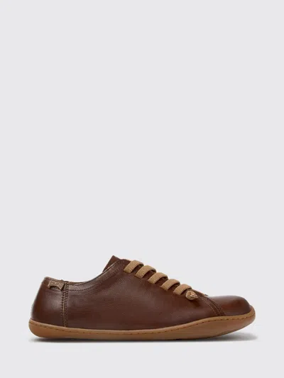 Camper Peu Cami Leather Sneakers In Brown