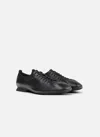 Camper Casi Myra Lace-up Leather Flats In Black
