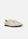 Camper Lace-up Leather Flats In Neutral