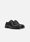 Camper Pix Leather Derby Shoes In Black
