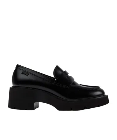 Camper Slip-on Loafer Shoes In Black