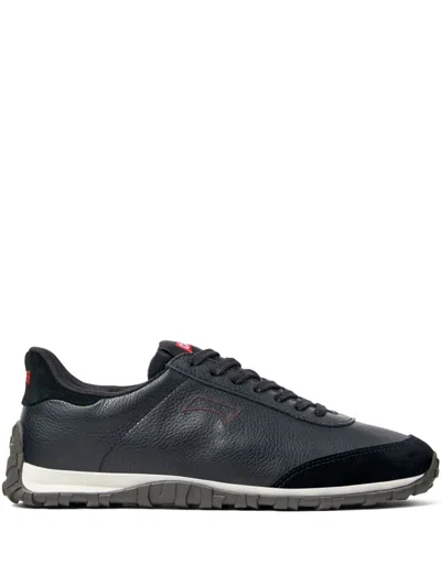 Camper Smooth Leather Drift Walk Sneakers In Black