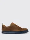 Camper Runner Four Round-toe Leather Sneakers In Braun