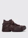 Camper Laced Sneakers In Burgundy