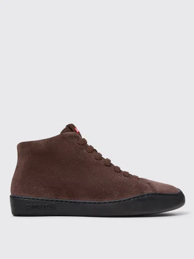 CAMPER FLAT ANKLE BOOT CAMPER WOMAN COLOR BROWN,G00418032