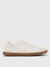Camper Perforated Lace-up Sneakers In White