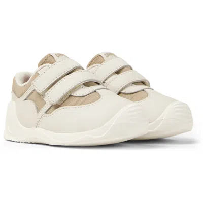 Camper Kids' Sneakers For First Walkers In Beige,white