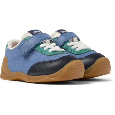 Camper Kids' Sneakers For First Walkers In Blue,white,green