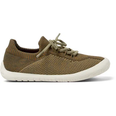 Camper Kids' Sneakers For Girls In Brown,green,beige