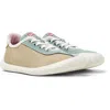 Camper Sneakers For Girls In Green,pink,beige