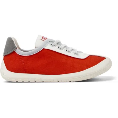 Camper Kids' Sneakers For Girls In Red,white,green