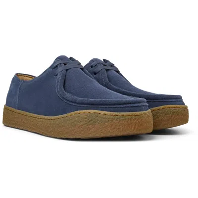 Camper Peu Terreno Derby Shoes In Blue