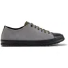 Camper Twins  Sneakers In Calfskin In Green,grey