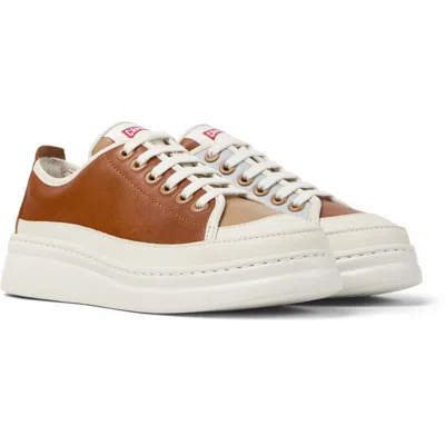 Camper Sneakers For Women In White,nude,brown