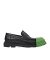 Camper Junction Removable-toecap Leather Loafers In Black