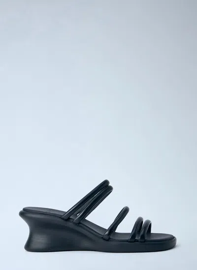 Camper Strappy Wedge Sandals In Blue