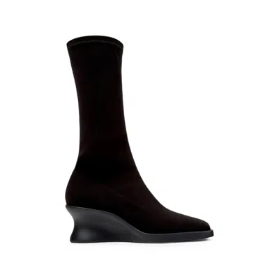 Camper Stretch Recycled Nylon Wedge Boot In Multi