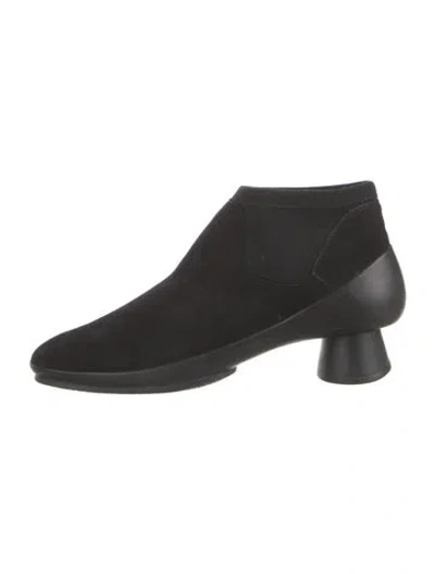 Pre-owned Camper Suede Chelsea Boots In Black