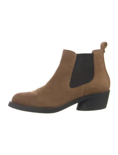 Pre-owned Camper Suede Chelsea Boots In Brown