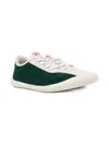 Camper Suede Panel Sneakers In Green