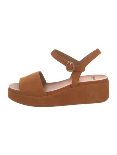 Pre-owned Camper Suede Sandals In Brown