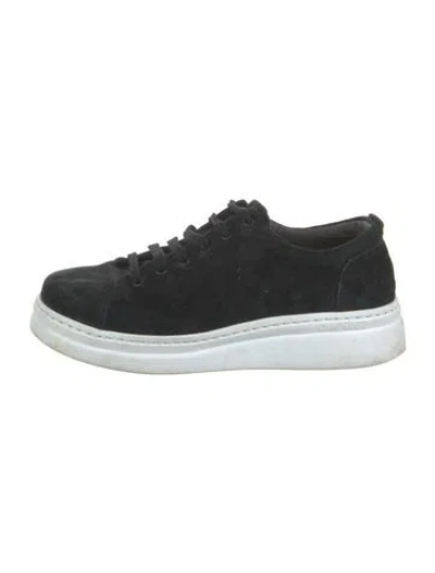 Pre-owned Camper Suede Sneakers In Black/white