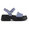 Camper Tasha Slingback Platform Sandal In Blue