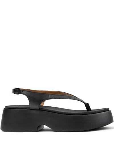 Camper Tasha Buckle-fastening Platform Sandals In Multi