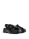 Camper Tasha X-strap Platform Sandal In Black