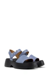 Camper Tasha Slingback Platform Sandal In Blue