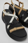 Camper Tasha Sandals In Black