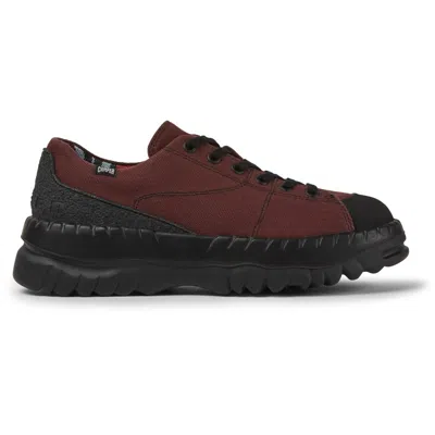 Camper Teix In Burgundy