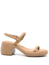 Camper Thelma 70mm Leather Sandals In Neutrals