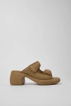 Camper Thelma Heeled Sandals In Brown, Women's At Urban Outfitters