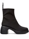 Camper Thelma Ii 60mm Round-toe Ankle Boots In Schwarz