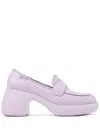 Camper Thelma Ii 68mm Leather Loafers In Violett