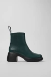 Camper Thelma Ii Leather Bootie In Dark Green, Women's At Urban Outfitters In Dark Green