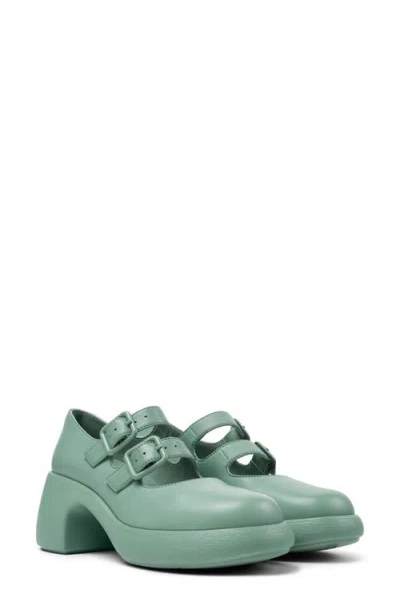 Camper Thelma Ii Mary Jane Pump In Medium Green